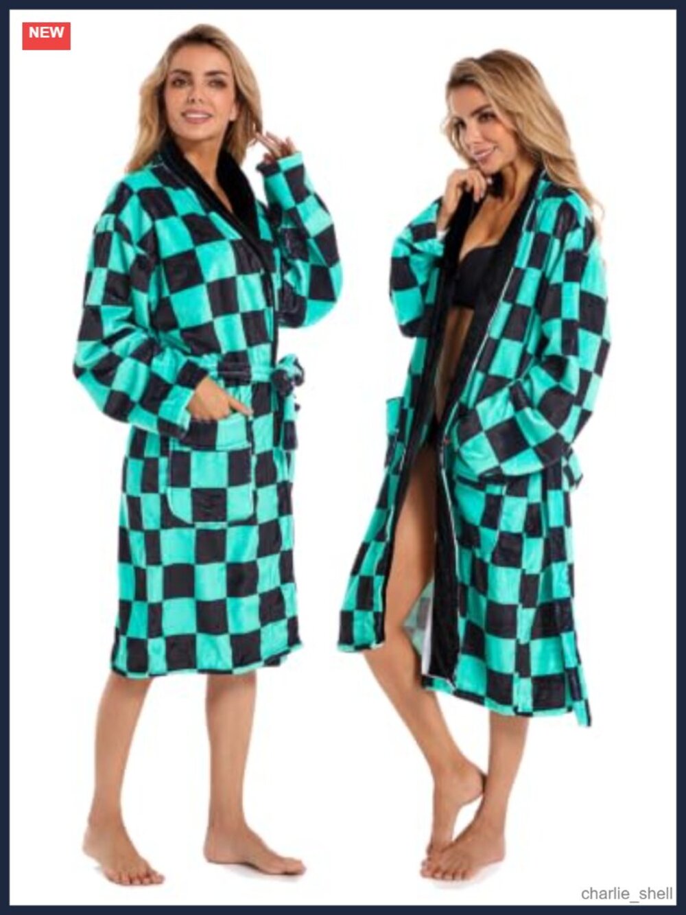 Gonriya Anime Cosplay Coral Fleece Robe Adult Sleepwear Bathrobe